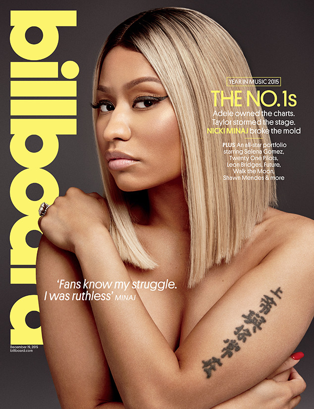 Nicki Minaj, Billboard Cover, Dec. 19, 2015 Nicki Minaj, Billboard Cover, Dec. 19, 2015